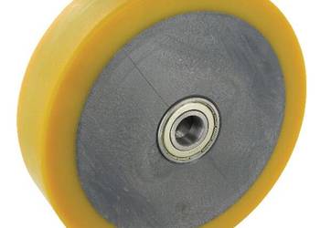 Koło metalowo gumowe z tulejką 200 mm WH849200