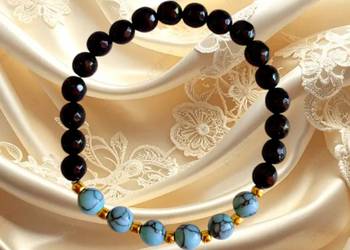 Bransoletka Onyks i Turkus