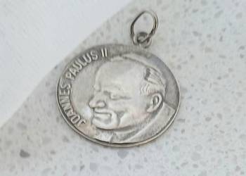 Medalik dwustronny Jan Paweł II /Madonna/Srebro pr.925