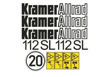 Naklejki oklejenie naklejka - KRAMER ALLRAD 112 SL Zamiennik