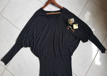 sweter bluza tunika oversize nietoperz dzianina szeroka luźn