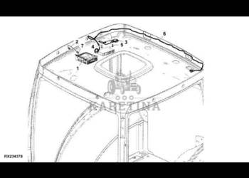 RE575067 John Deere 8345R - Radio