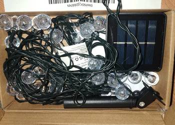 girlanda solarna z kulami LED 8.1m