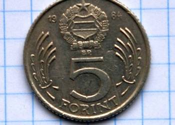 5 FORINT 1984 ROK - WĘGRY