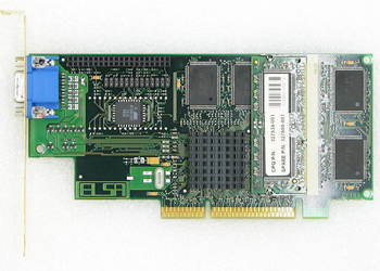 ELSA Gloria Synergy+ Permedia II Winner 2000 4+4MB SGRAM AGPx2 retro PC