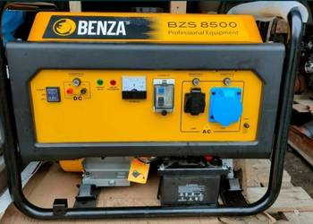 Nowy agregat prądotwórczy 8.5kW  benza BZS-8500 rozruch elektryczny