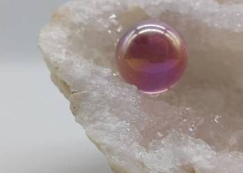 Kwarc aura różowy kulka 16mm kolekcja a#2