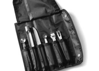 Zestaw noży dekoracyjnych carving 6 elementów etui Hendi