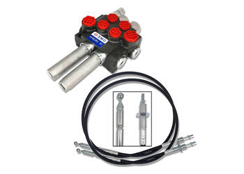 ROZDZIELACZ HYDRAULICZNY 2 SEK 40L NA LINKI 2x1000mm [9122]