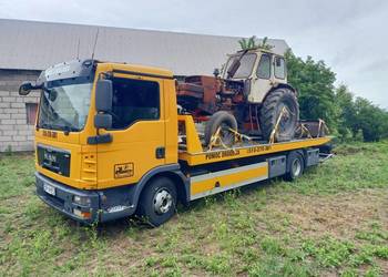 Man Tgl 12.220 Atego 240 Płyta Platforma Hydrauliczna Autolaweta Widły 6.5m