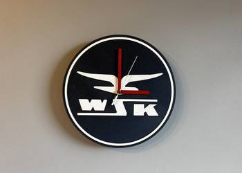 Zegar Wsk PRL dla fana starej motoryzacji 25CM
