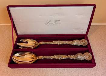 Zestaw łyżek do serwowania platerowany srebrem Godinger  1973