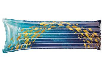 Dmuchany materac do pływania 183x69 cm INTEX 59720 granatowy ryby
