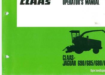 Claas Jaguar 690 685 680 675 instrukcja obsługi