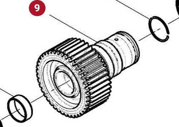Valtra S274 S294 S324 S394 Fendt S927 S930 S933 S939 Wałek Zębaty Koło Zęb…