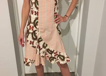 Nowa midi sukienka Pepe Jeans bawełna wzory S