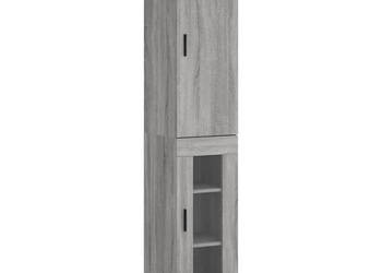 Wysoka szafka szary dąb sonoma 345x34x180 cm WM-3199063