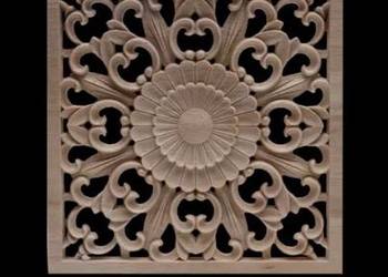 Drewniany ornament dekor ozdoba ma meble