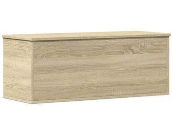 Skrzynia dąb sonoma 90x35x35 cm materiał drewnopochodny WM-840683