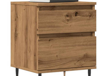 Szafka nocna dąb artisan 40x35x50 cm materiał drewnopochodny WM-857398