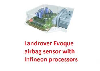 Naprawa airbag Landrover Evoque Infineon