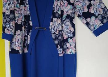 XL(50) Elegancka sukienka na okazje szczególne Butik (produkt polski)