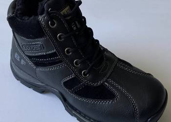 Czarne młodzieżowe ocieplane buty rozmiar 36 (6567)