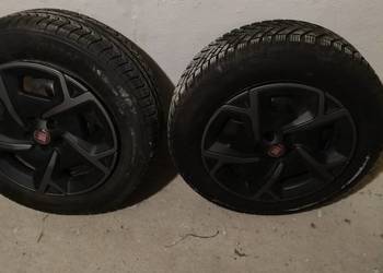 4 opony wielosezonowe z felgi strukturalnymi+ kołpaki  6,5x16'' 5x98 ET39,
