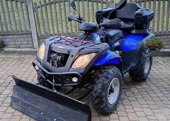 Quad linhai 300 napęd 4x4 zarejestrowany pług do śniegu