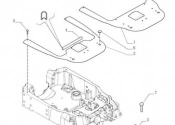 New Holland T6010 Płyta 84168763