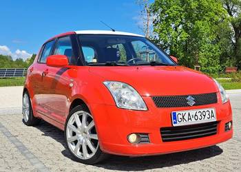 Suzuki Swift 2x komplety alufelg, grzane fotele, niski przebieg, borbet