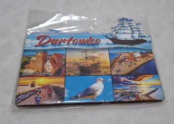 Magnes na lodówkę, Darłówko, 9x7cm (Kolekcje, magnesy)