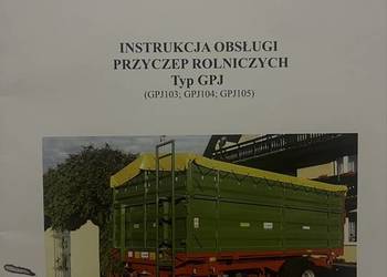 Przyczepa rolnicza GOMAR GPJ 103/2 3,5T | 2019 rok | Zarejestrowana | Bardz