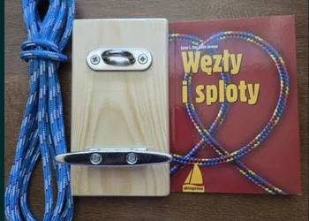 Zestaw do nauki węzłów żeglarskich. Knaga Zestaw do nauki węzłów żeglarskich. Knaga