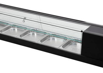 Nadstawa chłodnicza do sushi 5 x GN 1/2 + półka YATO
