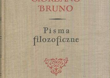 Pisma filozoficzne - Giordano Bruno