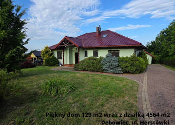 Piękny dom 129m2, garażem 43,5m2 oraz ogrodem 4564