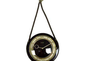 Zegar ścienny Kienzle Schwebegang na linie, styl marynistyczny, Niemcy lata