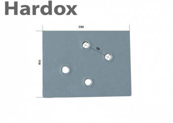 Nakładka HARDOX części do pługa UNIA grudziądz TUR IBIS VIS