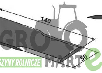 87318524, 47968044, 84437640 NÓŻ SIECZKARNI STAŁY Ø12 CNH