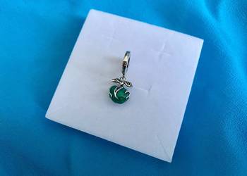 nowa fluorescencyjna zawieszka charm bead magiczne jabłko Disney srebro 925
