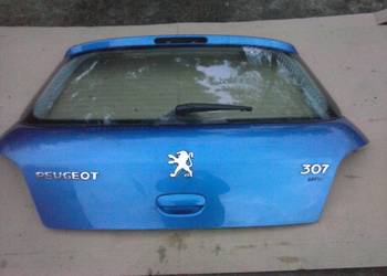 Peugeot 307 tylna klapa szyba