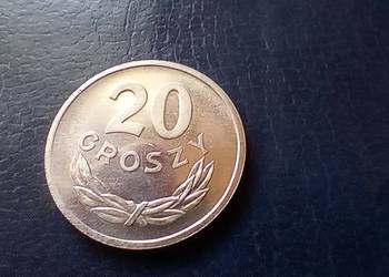 Stare monety 20 gorszy 1976 lustrzanka PRL Polska cudo