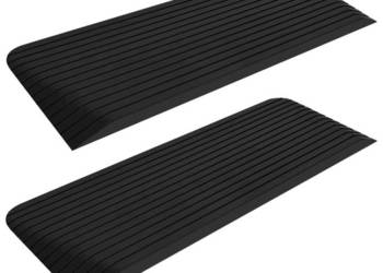 Rampy progowe 2 szt. 110x41x5 cm gumowe WM-150975