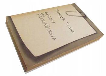 Sprawy do przemyślenia Panas Henryk