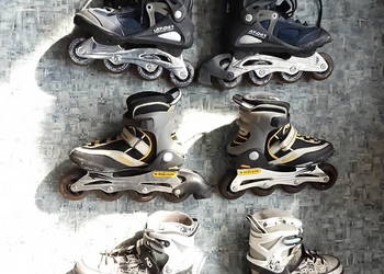 Zestaw 3 Par Rolek Na Części / Do Remontu – Powerslide, B-Square, No Way