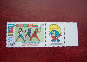 Kuba 1987 MNH Mi. 2961 Sport Igrzyska Panamerykańskie