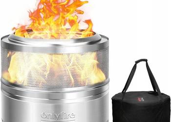 Bezdymne palenisko palone drewnem 50 cm stal nierdzewna Onlyfire