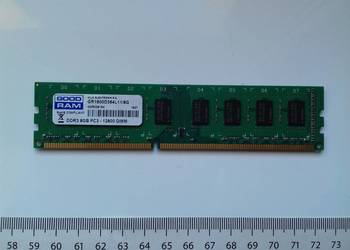 GoodRam DDR3 8GB PC3 12800, 1600Mhz, CL11, Sprawna, GR1600D364L11/8G, GOR02