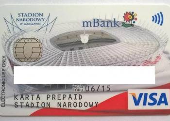 Karta kolekcjonerska Stadion Narodowy EURO2012
